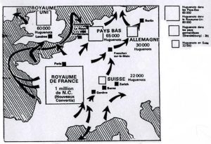 Les refuges proches des protestants français après la Révocation