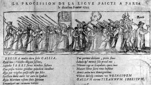 La Ligue : procession à Paris le 10 février 1593