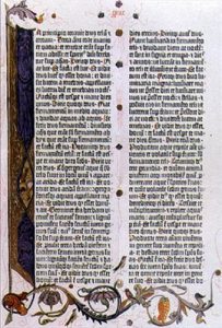 Bible de Gutenberg à 36 lignes