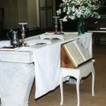 Table de communion du Temple de Saint-Jean-du-Gard (30)