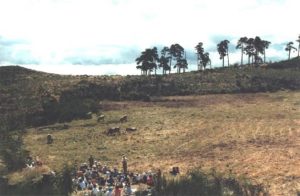 Serre-de-Lès (Ardèche) : paysage d'assemblée du Désert