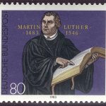 Timbre représentant Martin Luther