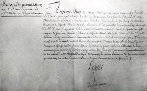 Brevet de permission de mariage protestant dans la chapelle d'une ambassade à Paris