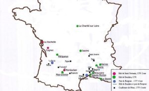 Les places de sûreté protestantes avant 1598