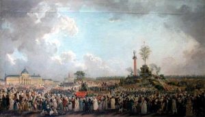 La fête de l'Etre Suprême au Champs de Mars (8 juin 1794)