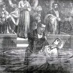 Baptême par immersion à l’église baptiste de la rue de Lille à Paris (1876)