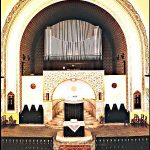 Intérieur de l’église réformée de Budapest (Hongrie)