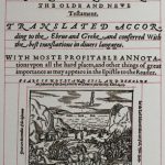 Holy Bible-Bible traduite en anglais à Genève en 1560 (pendant la persécution de Marie Tudor)