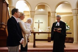 Lecture de la liturgie du baptême