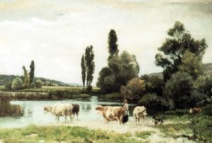 Aquarelle d'Henri Zuber