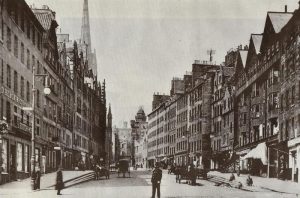 Edimbourg vers 1910 : le Lawnmarket