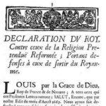 Défense de sortir du royaume (1682)