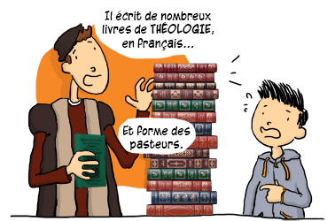 Il écrit de nombreux livres de théologie et forme des pasteurs.