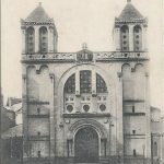 L’ancien temple de Nantes, bombardé en 1943.