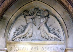 La Foi et l'Espérance (haut-relief) - Temple de Boissy-Saint-Léger (Val-de-Marne)