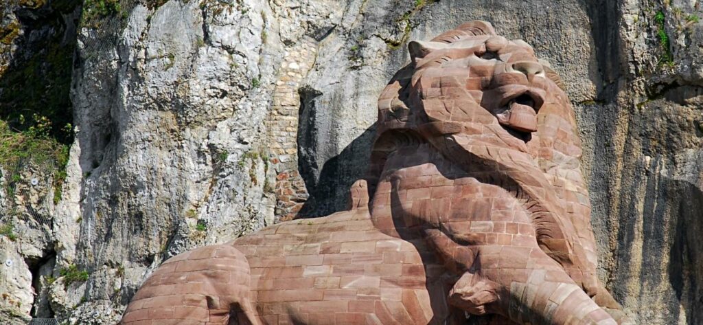 Le Lion de Belfort (1875-1879), sculpture de Bartholdi