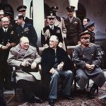 Les « trois grands » à la conférence de Yalta en février 1945