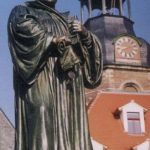 Statue de Martin Luther à Eisleben