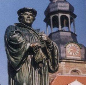 Statue de Martin Luther à Eisleben