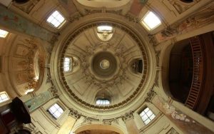 Vue intérieure du dôme du Temple du Marais