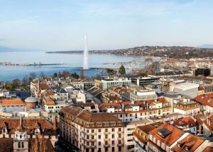 Genève et vue sur le lac - Suisse