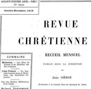 Revue chrétienne (1916)