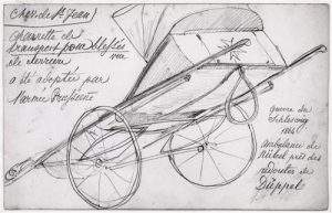 Charrette de transport pour blessés