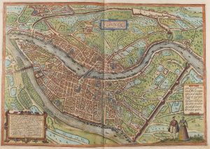 Carte de Lyon en 1572