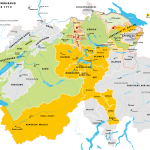 Cantons Protestants Bern, Zürich et alliés Cinq cantons Catholiques et alliés et Parties neutres – Toggenburg (1712)